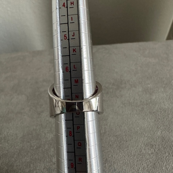 Pave Rhodolite Garnet 3/4" Wide Band Ring - Picture 11 of 12